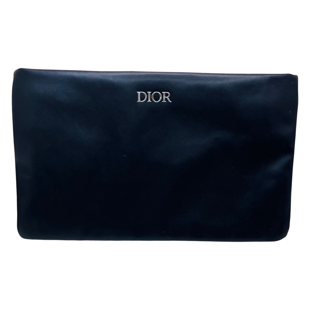 Black Cosmetic Pouch – Dior Beauty Makeup Bag Houndstooth Interior